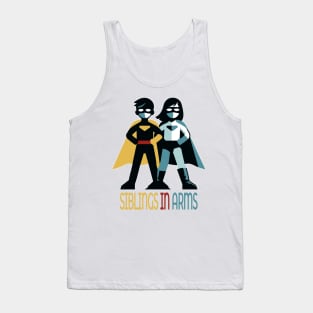 Guardians Together: Sibling Superhero Squad Tank Top